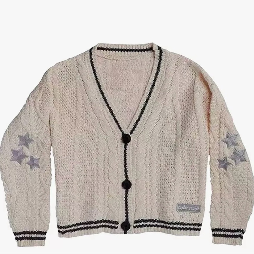 Taylor Swift Folklore The "Cardigan" Size MD/L NEW RARE NO LONGER SOLD OFFICIAL